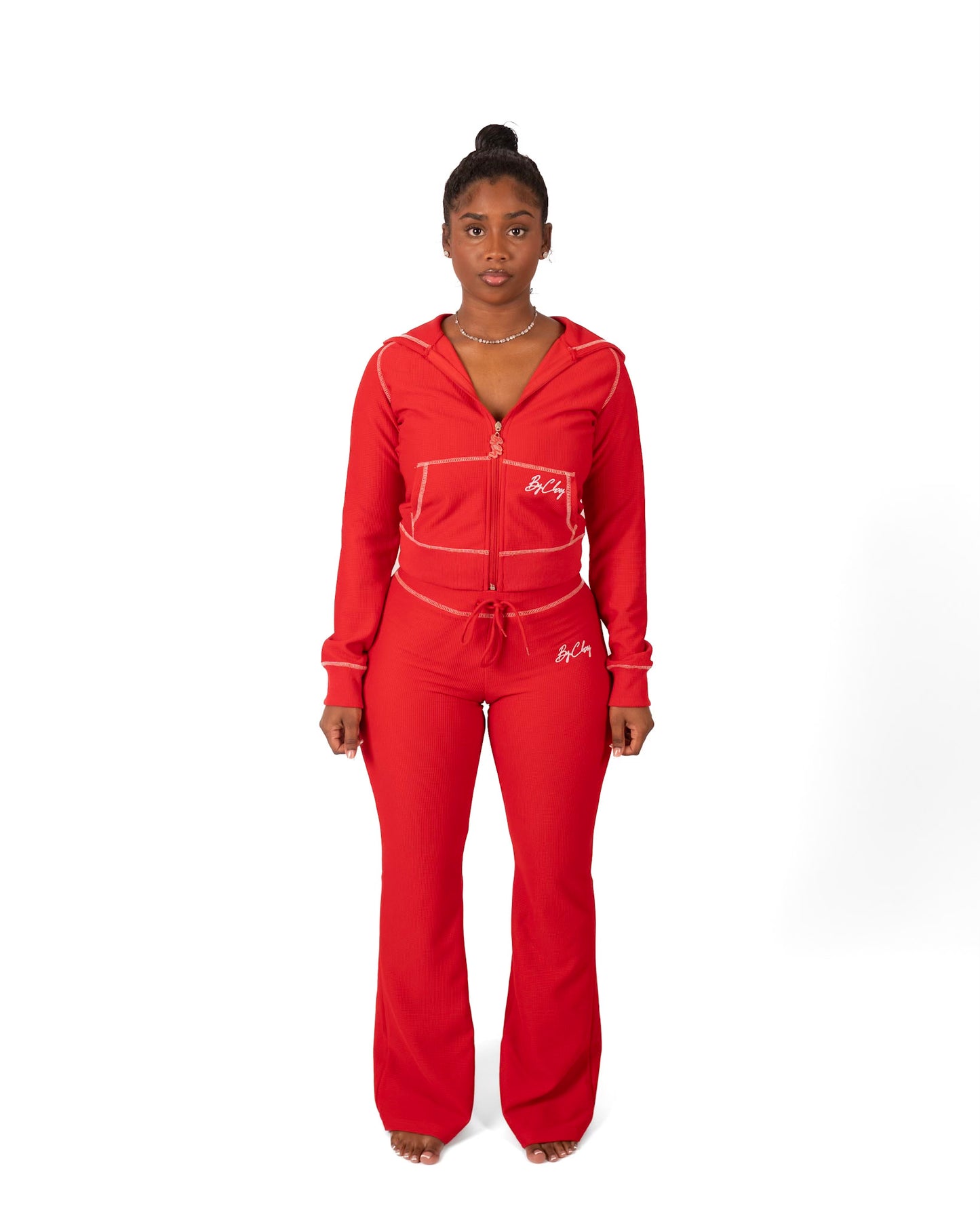 BYC RED TRACKPANT