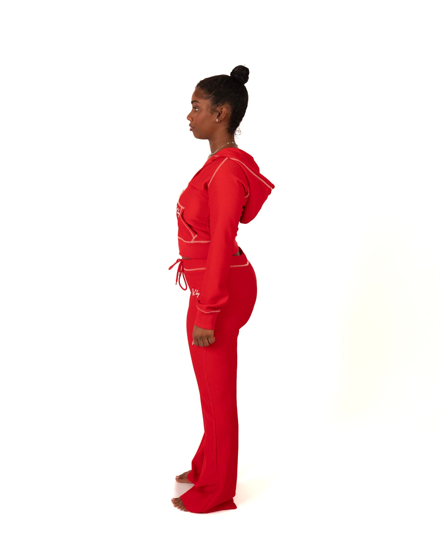 BYC RED TRACKPANT